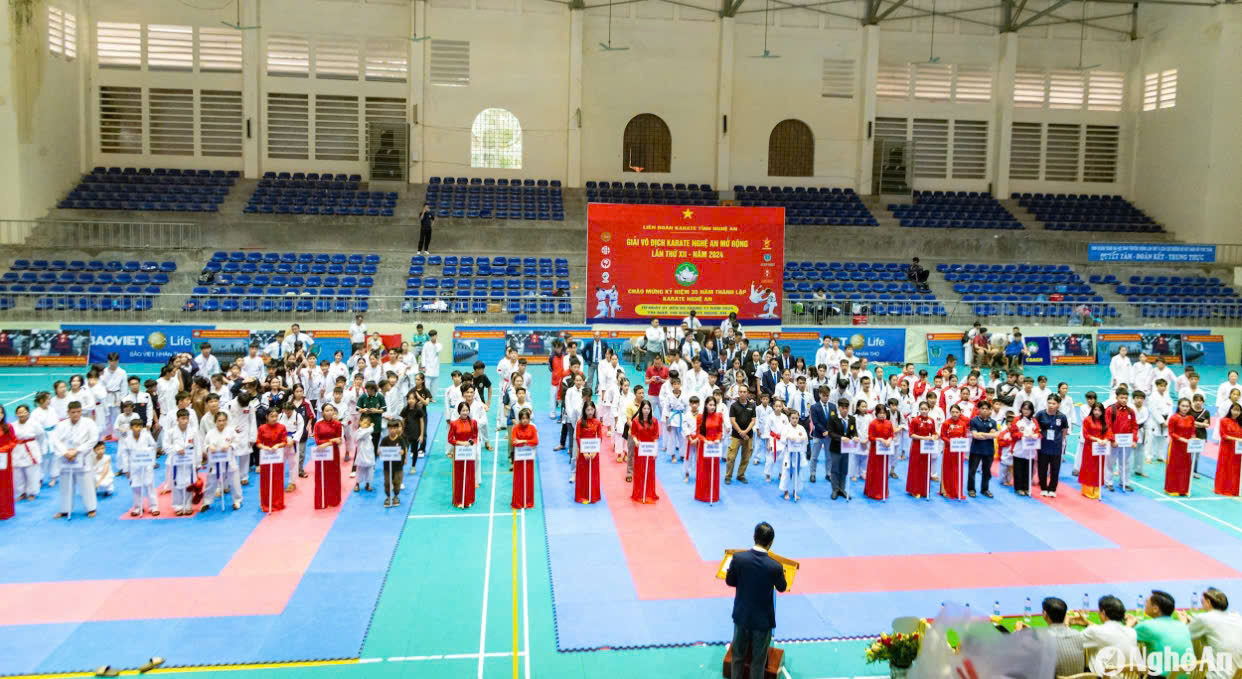 GIẢI VÔ ĐỊCH KARATE NGHỆ AN MỞ RỘNG LẦN THỨ XII - NĂM 2024