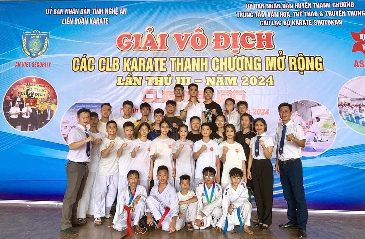 GIẢI VÔ ĐỊCH CÁC CÂU LẠC BỘ KARATE THANH CHƯƠNG MỞ RỘNG LẦN THỨ III - NĂM 2024 CUP ASUDO